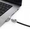 Compulocks Ledge Lock Adapter για MacBook Pro 16 ίντσες M1 M2 M3 Κλειδαριά καλωδίου Ασημί
