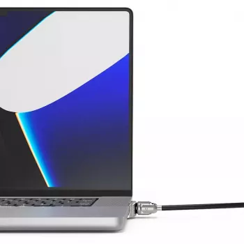 Compulocks Ledge Lock Adapter για MacBook Pro 16 ίντσες M1 M2 M3 Κλειδαριά καλωδίου Ασημί