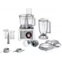 Μίξερ κουζίνας Bosch MC812S814, 1250 W, Μπολ 3,9-L, Ανοξείδωτο ατσάλι/Λευκό, Αδιαβάθμητη ταχύτητα, Περιστροφικός διακόπτης