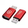 Microconnect MC-AAADAP-SC Καλώδιο προσαρμογέα USB A Κόκκινο
