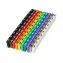 Microconnect MC-CABLEMARKER Σημάνσεις καλωδίων Μαύρο, Μπλε, Καφέ, Πράσινο, Γκρι, Πορτοκαλί, Κόκκινο, Βιολετί, Λευκό, Κίτρινο 100 τεμ.
