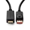MicroConnect MC-DP-HDMI-0504K καλώδιο προσαρμογέα DisplayPort 1.4 σε HDMI 2.0, 4K 60 Hz, 0,5 m, μαύρο