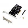 Microconnect MC-PCIE-SSDADAPTER Κάρτες διασύνδεσης/προσαρμογείς Εσωτερική M.2