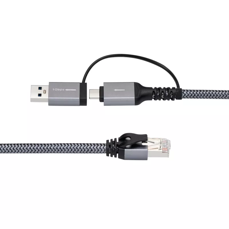 Microconnect Καλώδιο προσαρμογέα CAT6 FTP σε USB-A-C, 1 μέτρο