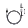 Microconnect Καλώδιο προσαρμογέα CAT6 FTP σε USB-A-C, 1 μέτρο