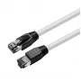 Microconnect MC-SFTP80025W Καλώδιο δικτύου λευκό 0,25 m Cat8.1 S/FTP (S-STP)