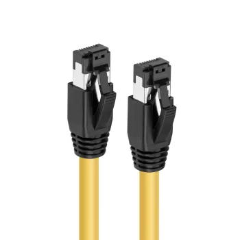 Microconnect MC-SFTP801Y Καλώδιο δικτύου κίτρινο 1 m Cat8.1 S/FTP (S-STP)