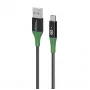 Microconnect MC-SMART USB-A-C-02 καλώδιο USB USB 2.0 2 m USB A USB C μαύρο, πράσινο