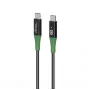 Microconnect MC-SMART USB-C-C-01 καλώδιο USB USB 2.0 1 m USB C μαύρο, πράσινο