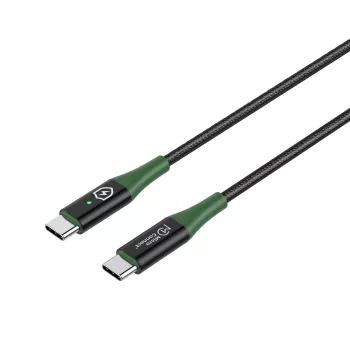 Microconnect MC-SMART USB-C-C-01 καλώδιο USB USB 2.0 1 m USB C μαύρο, πράσινο