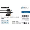 Microconnect MC-USB3.0AB15OP καλώδιο USB USB 3.2 Gen 2 (3.1 Gen 2) 15 m USB A USB B μαύρο
