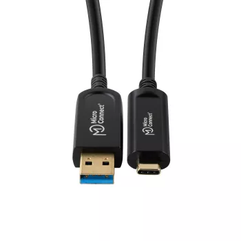 Microconnect MC-USB3.2CA10OP καλώδιο USB USB 3.2 Gen 2 (3.1 Gen 2) 10 m USB-A USB-C μαύρο