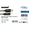 Microconnect MC-USB3.2CA10OP καλώδιο USB USB 3.2 Gen 2 (3.1 Gen 2) 10 m USB-A USB-C μαύρο