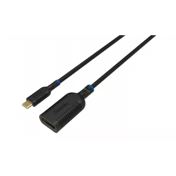 Προσαρμογέας καλωδίου βίντεο Microconnect MC-USBCDP-A 0,2 m USB Type-C σε DisplayPort μαύρο