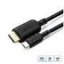 Microconnect MC-USBCHDMI2 προσαρμογέας καλωδίου βίντεο 2 m USB Type-C HDMI μαύρο