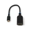 Microconnect MC-USBCHDMI-A προσαρμογέας καλωδίου βίντεο 0,2 m USB C HDMI μαύρο