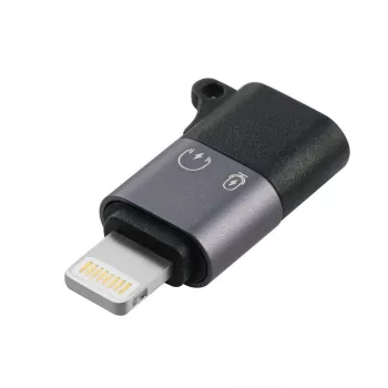 Προσαρμογέας φύλου καλωδίου Microconnect MC-USBCLIGHT USB C σε Lightning ασημί
