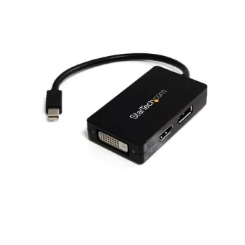 StarTech.com Travel Προσαρμογέας A/V: 3-in-1 Μετατροπέας Mini DisplayPort σε DisplayPort, DVI ή HDMI