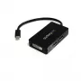 StarTech.com Travel Προσαρμογέας A/V: 3-in-1 Μετατροπέας Mini DisplayPort σε DisplayPort, DVI ή HDMI
