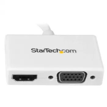 StarTech.com Προσαρμογέας A/V ταξιδιού: 2-in-1 Μετατροπέας Mini DisplayPort σε HDMI ή VGA - Λευκό