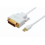 Microconnect MDPDVI2 Προσαρμογέας καλωδίου βίντεο 2 m DVI-D mini DisplayPort Λευκό