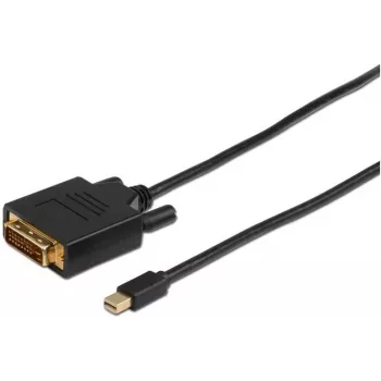 Microconnect MDPDVI2B Προσαρμογέας καλωδίου βίντεο 2 m Mini DisplayPort DVI-D Μαύρο