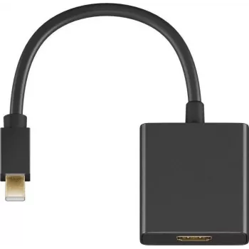 Microconnect MDPHDMIB καλώδιο-αντάπτορας βίντεο 0,15 m Mini DisplayPort HDMI Type-A (Standard) μαύρο