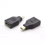 Microconnect MDPMDPF αντάπτορας καλωδίου Mini DisplayPort DisplayPort μαύρο