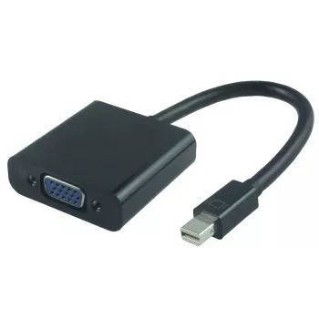 Microconnect MDPVGA2B καλώδιο-αντάπτορας βίντεο 0,15 m Mini DisplayPort VGA (D-Sub) μαύρο