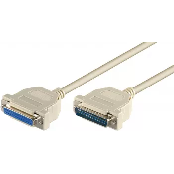 Microconnect MODGR2 σειριακό καλώδιο λευκό 2 m DB25