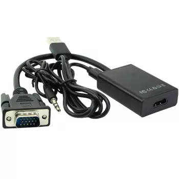 Microconnect MONGGHDMI Καλώδιο βίντεο-προσαρμογέας 0,3 m HDMI Type-A (Standard) VGA (D-Sub) Μαύρο