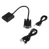 Microconnect MONGGHDMI μετατροπέας VGA + ήχου σε HDMI, τροφοδοσία μέσω USB