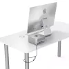Compulocks Mac Studio Ledge Lock Adapter Keyed καλώδιο κλειδαριάς ασημί