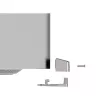 Compulocks Mac Studio Ledge Lock Adapter Keyed καλώδιο κλειδαριάς ασημί