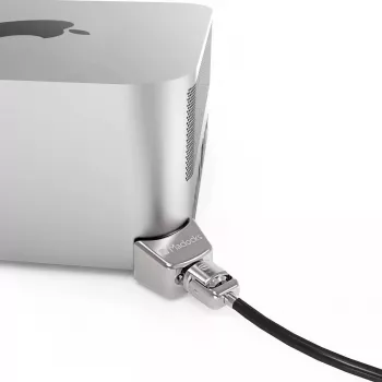 Compulocks Mac Studio Ledge Lock Adapter Keyed καλώδιο κλειδαριάς ασημί