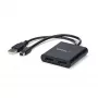 StarTech.com 2-Port Multi Monitor Adapter - Mini DisplayPort σε 2x DisplayPort MST Hub - Dual 4K 30Hz - Video Splitter για εκτεταμένη λειτουργία επιφάνειας εργασίας μόνο σε Windows PCs - mDP 1.2 σε 2x DP