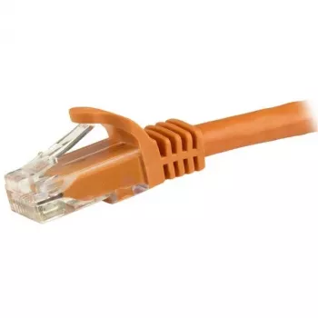 StarTech.com 15m CAT6 καλώδιο Ethernet – πορτοκαλί CAT 6 καλώδιο Gigabit Ethernet – 250 MHz 100 W PoE RJ45 UTP καλώδιο δικτύου/patch, προστασία γλωττίδας με ανακούφιση τάσης, ελεγμένο μεμονωμένα