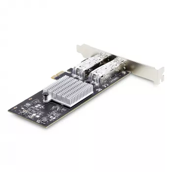 StarTech.com 2-Port GbE SFP κάρτα δικτύου, PCIe 2.0 x1, Intel I350-AM2 2x 1GbE Controller, 1000BASE Copper/Fiber, Dual-Port Gigabit Ethernet NIC, Desktop/Server Backplanes - Συμβατό με Windows και Linux