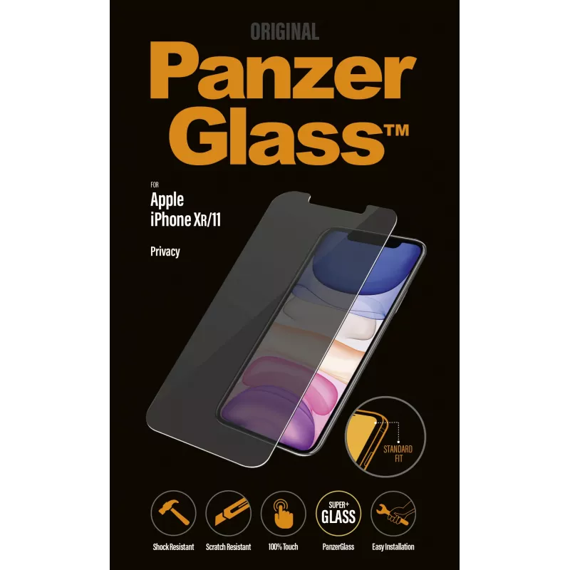 PanzerGlass ® Μεμβράνη προστασίας οθόνης Privacy iPhone 11 | XR | Standard Fit