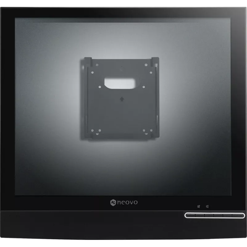 AG Neovo WMK-01 επιτοίχια βάση για οθόνες 15–32 ιντσών (38,1–81,3 cm), έως 18 kg, VESA 75x75/100x100, ατσάλι, μαύρη