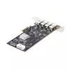 StarTech.com Κάρτα USB PCIe 4 θυρών, USB 3.2 5 Gbit/s, κάρτα επέκτασης PCI Express με 4 ανεξάρτητους ελεγκτές USB, 4 θύρες USB-A, Windows/macOS/Linux