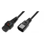 Καλώδιο τροφοδοσίας Microconnect PC1003 Μαύρο 1,5 m Βύσμα C13 Υποδοχή C14