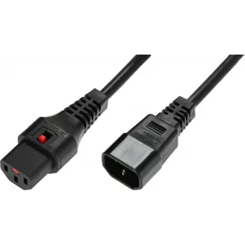 Καλώδιο τροφοδοσίας Microconnect PC1021 Μαύρο 2 m Υποδοχή C13 Υποδοχή C14