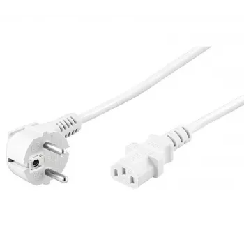 Καλώδιο τροφοδοσίας Microconnect PE010430W Λευκό 3 m Βύσμα Type E+F Υποδοχή C13