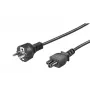 Microconnect PE010810S Καλώδιο τροφοδοσίας μαύρο 1 m CEE7/7 υποδοχή C5
