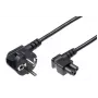 Microconnect PE010818A Καλώδιο τροφοδοσίας μαύρο 1,8 m υποδοχή C5