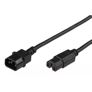 Microconnect PE011405 Καλώδιο τροφοδοσίας μαύρο 0,5 m υποδοχή C14 υποδοχή C15