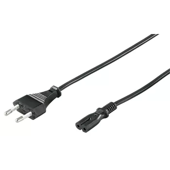 Microconnect PE030712 Καλώδιο τροφοδοσίας μαύρο 1,2 m CEE7/16 υποδοχή C7