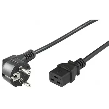 Microconnect PE07719005 Καλώδιο τροφοδοσίας μαύρο 0,5 m CEE7/7 υποδοχή C19