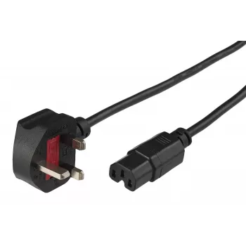 Microconnect PE090420C15 Καλώδιο τροφοδοσίας μαύρο 2 m BS 1363 υποδοχή C15